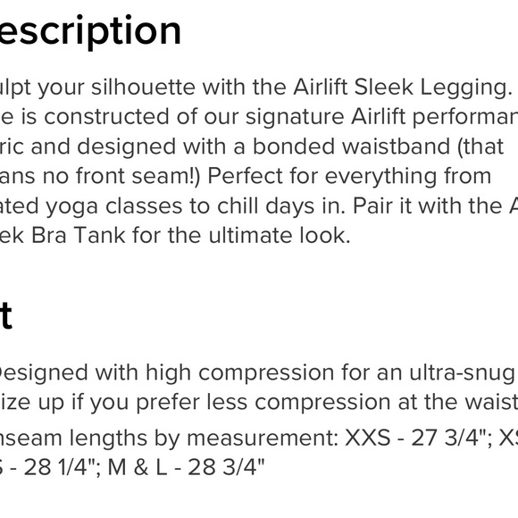 ALO Women's High-Waisted Air Lift 7/8 Leggings Color: Mushroom Size: Small - Picture 3 of 7